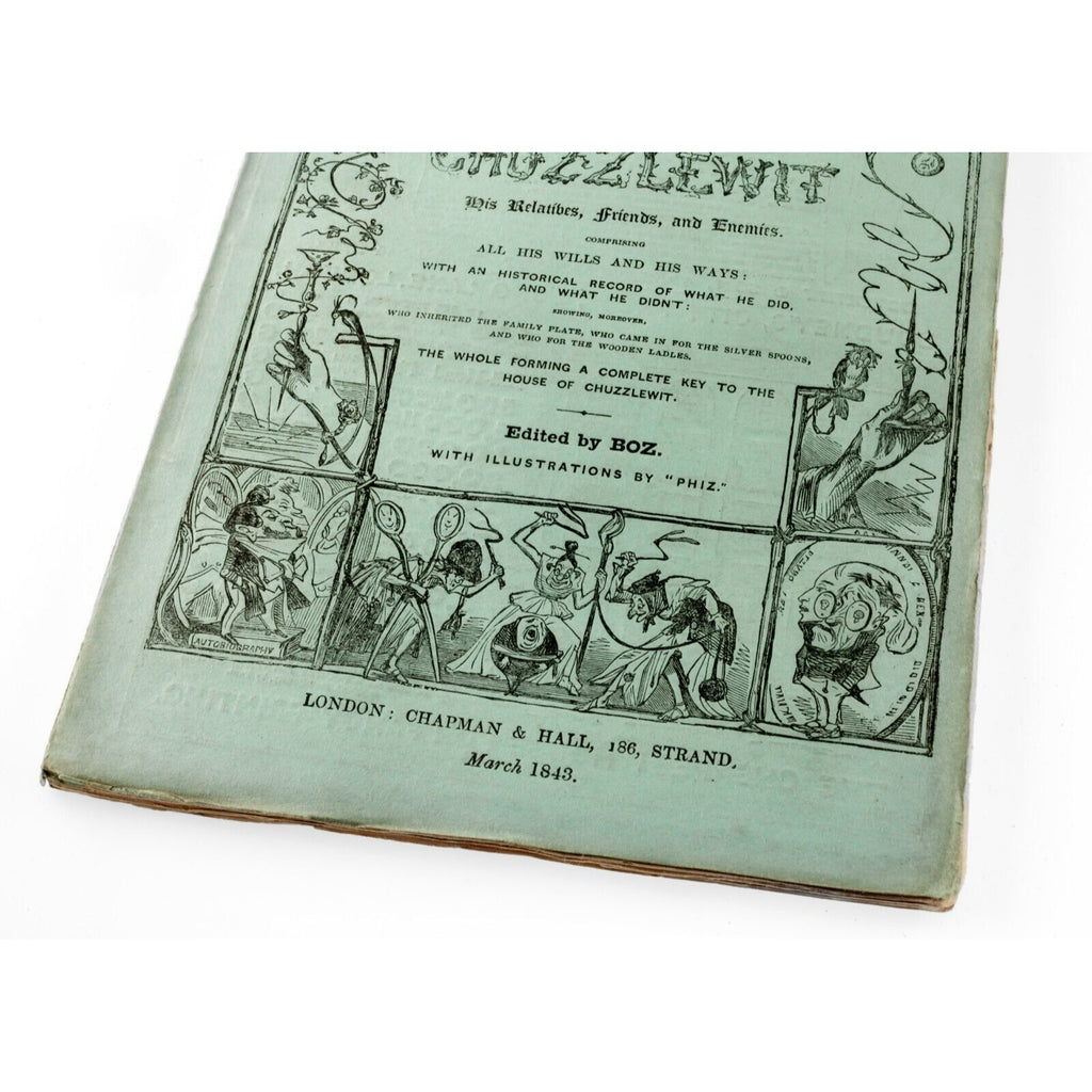 "Martin Chuzzlewit" by Charles Dickens 1st Edition 20 Vol. in 19 Issues