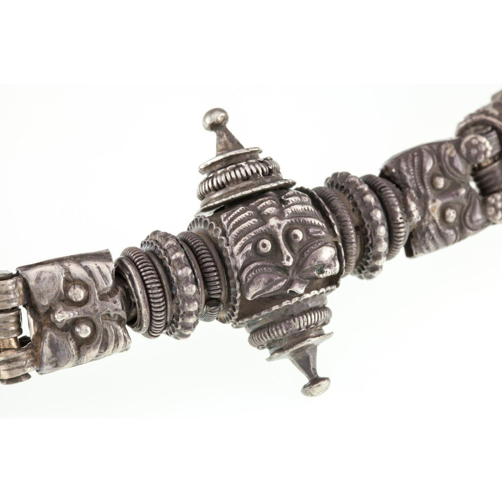 Vintage Traditional Indian Maiden's Silver Belt, Wedding Belt 28.5" 250.3gr