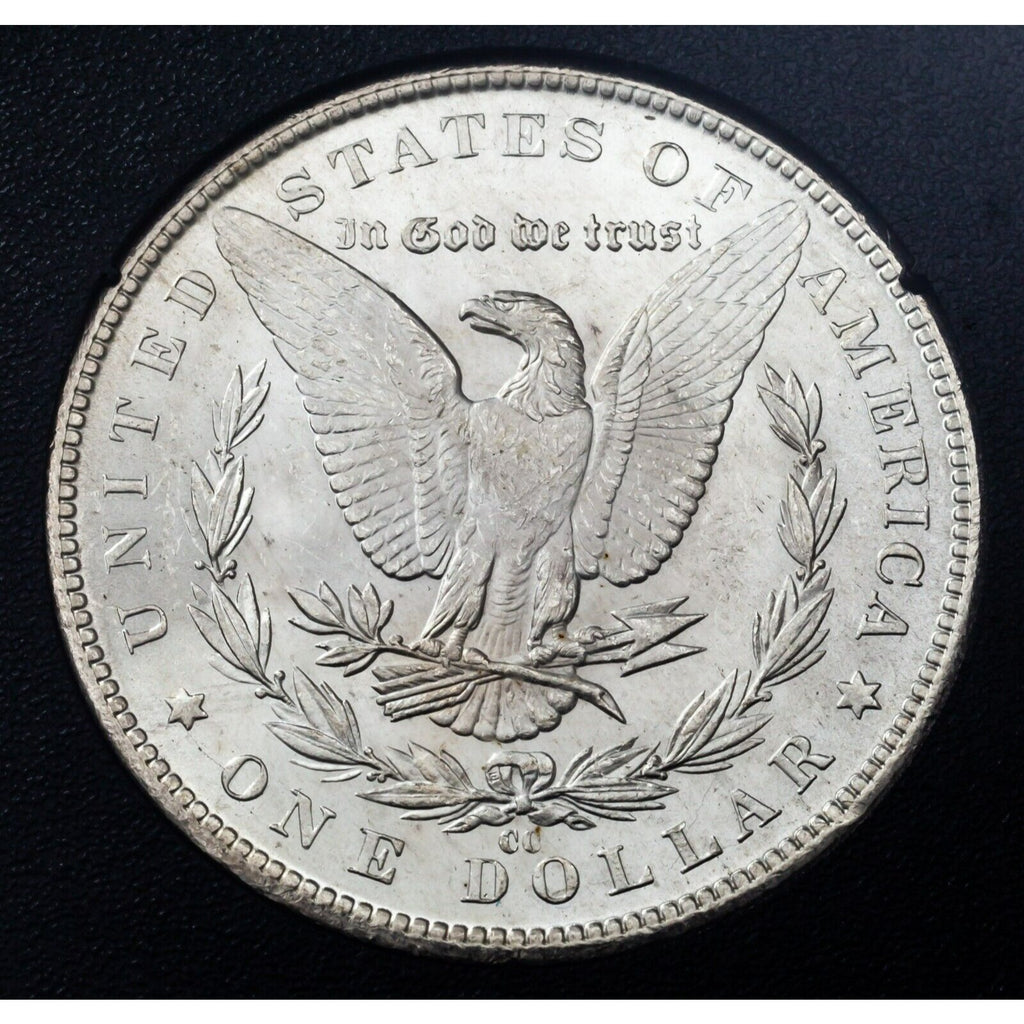 1884-CC $1 GSA Uncirculated Silver Morgan Dollar w/ Box and CoA, Great!