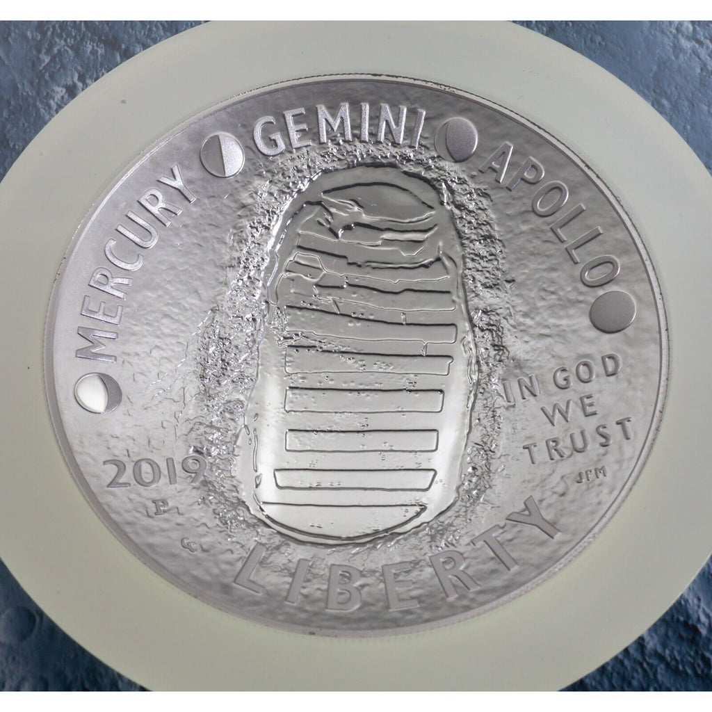 2019-P S$1 5 Oz. Apollo 11th 50th Anniversary 5 Oz. Commemorative NGC PF70 UCam