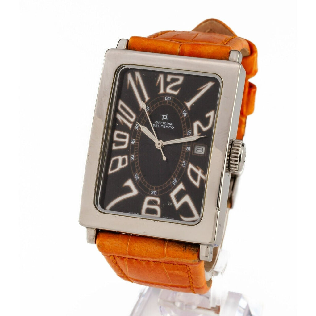 Officina Del Tempo Stainless Steel Quartz Watch w/ Original Box