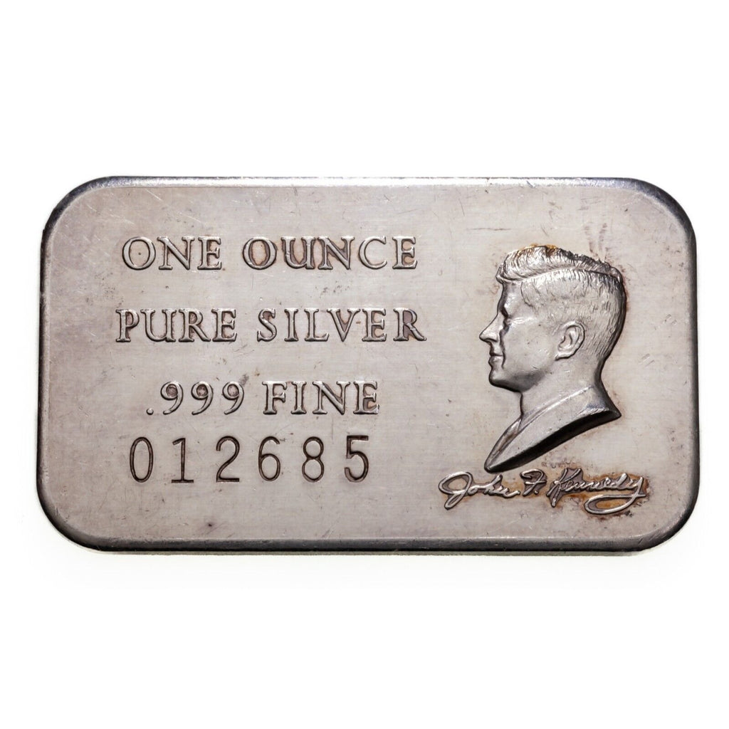 Madison Mint 1 oz Silver Art Bar Lot of 3, Bicentennial, JFK, Philadelphia