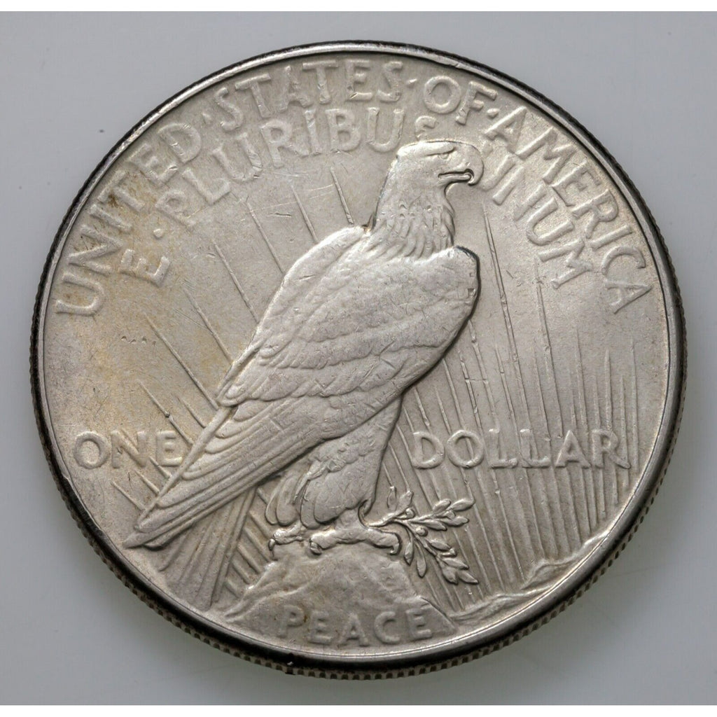 1934 $1 Silver Peace Dollar in AU Condition, Excellent Eye Appeal, Strong Luster