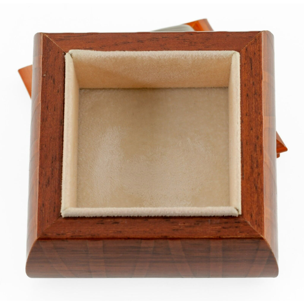 Leader Argenti Wood and Sterling Silver Inlay Trinket Box Luigi Pesaresi