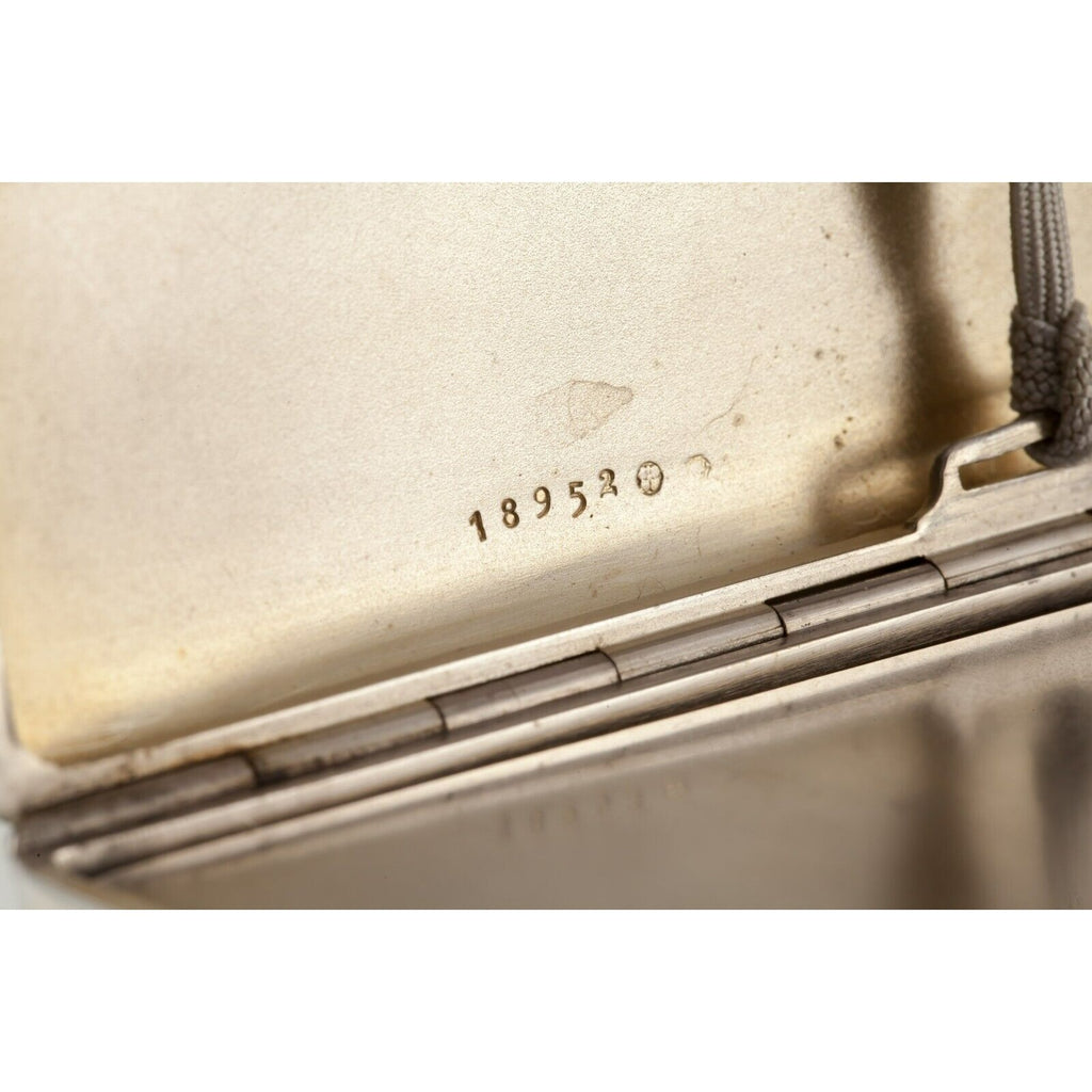 Howard & Co. Sterling Silver Heavy Displayable Cigarette Case w/ Tray