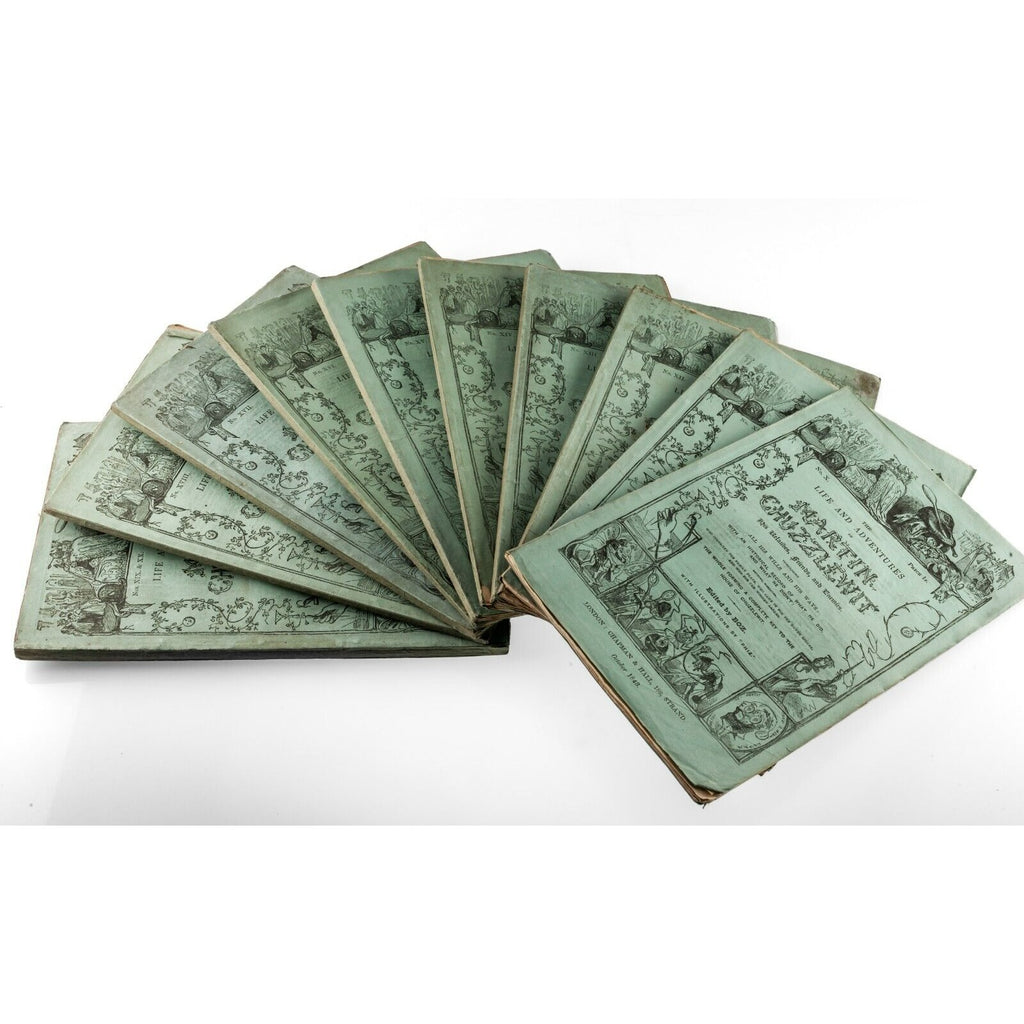 "Martin Chuzzlewit" by Charles Dickens 1st Edition 20 Vol. in 19 Issues