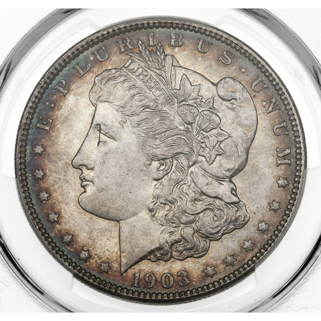 1903 $1 Silver Morgan Dollar Graded by PCGS as MS-65