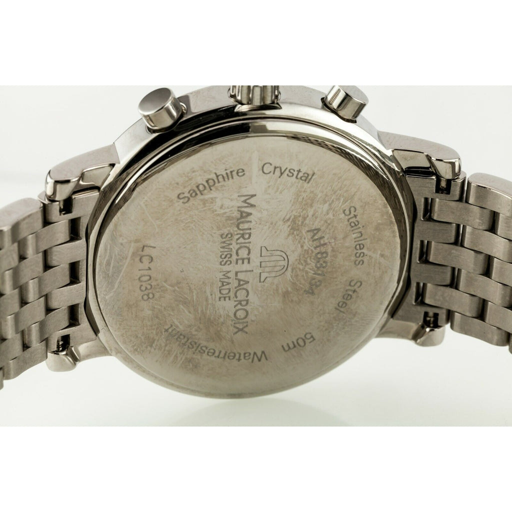 Maurice LaCroix Men's Stainless Steel Les Classiques Chronograph Watch w/ Box