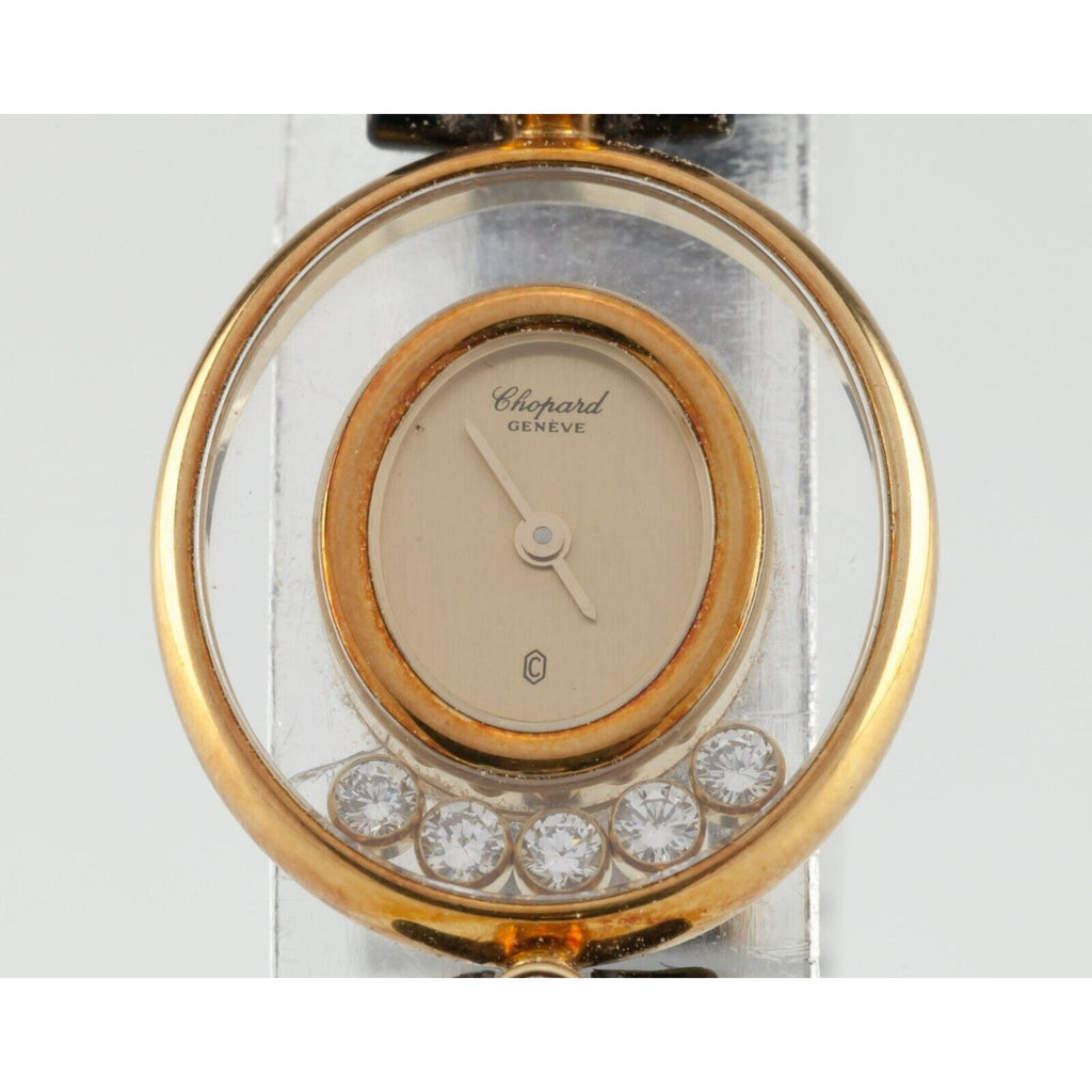 Chopard Happy Diamonds 4305 18k Yellow Gold 5 + 2 Floating Diamond Watch