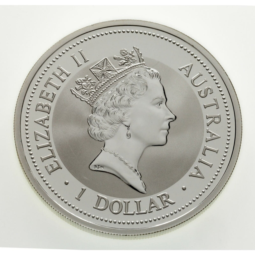 1996 Australia $1 Silver Coin 1oz Kookaburra (BU Condition) KM# 289.1
