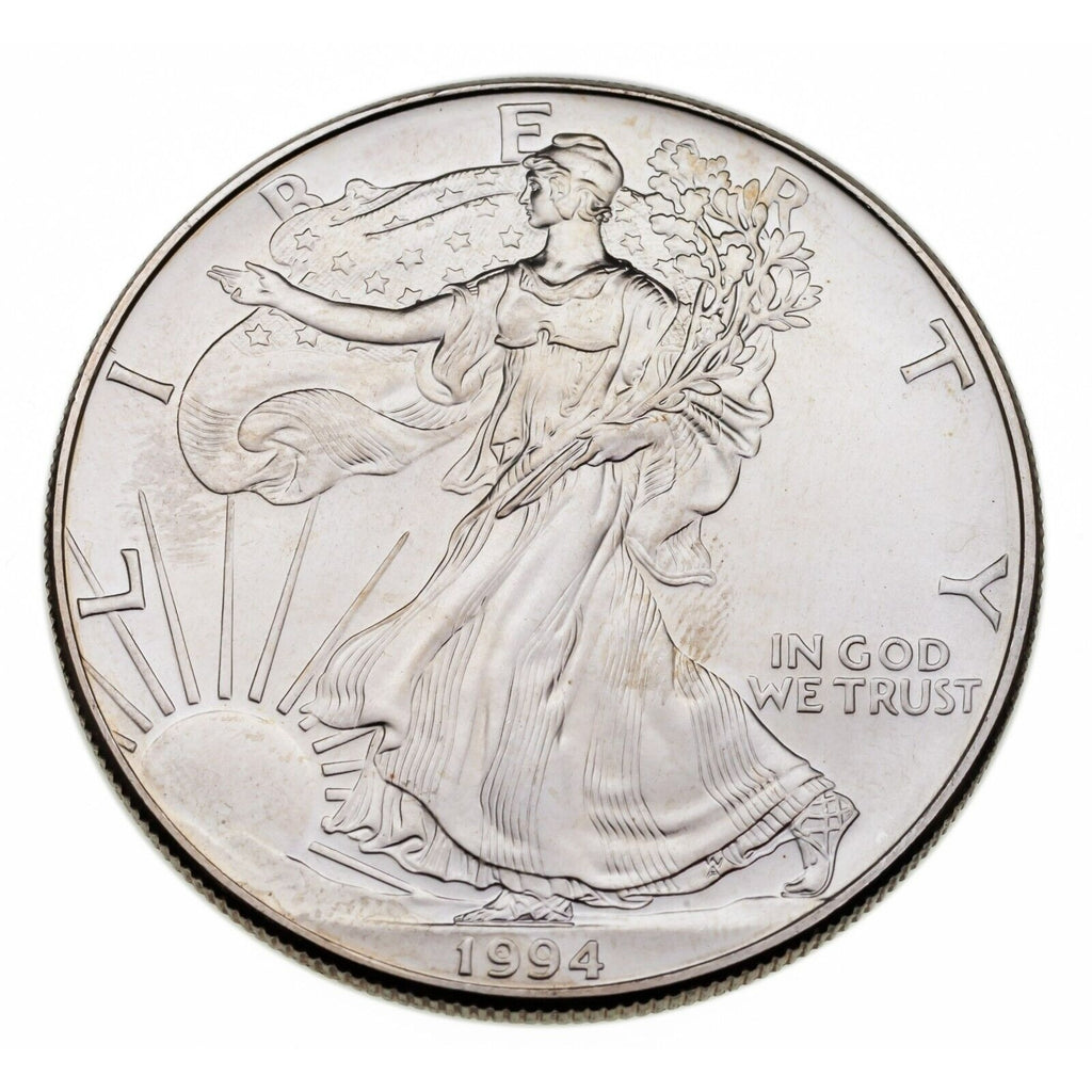 Roll of 20 1994 1 Oz. Silver American Eagles BU Condition