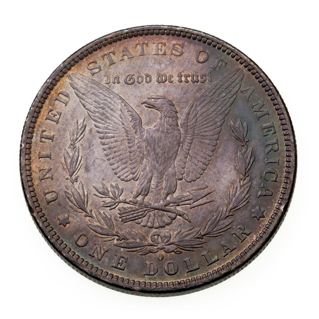 1881-O $1 Silver Morgan Dollar in BU Condition, Terrific Eye Appeal, Cool Toning