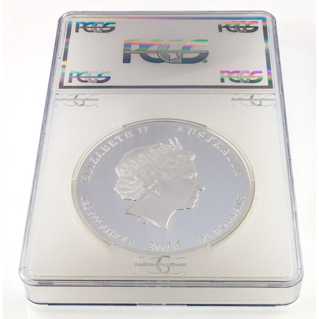 2014-P Australia 1 Kilo .999 Fine Silver Horse PCGS PR69DCAM First Strike