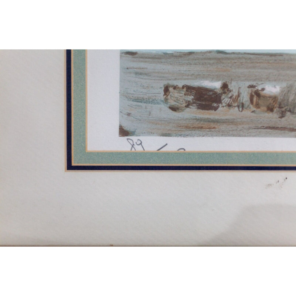 "Paysage Grecque" by Quilici Jean-Claude Framed Lithograph 89/100