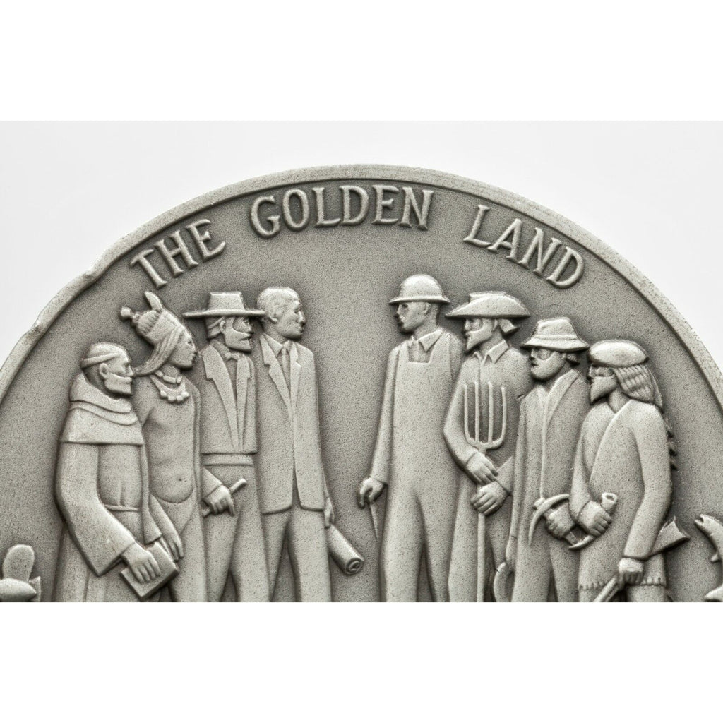 1796-1969 California Bicentennial Silver Medal. 135 grams  .999 Silver