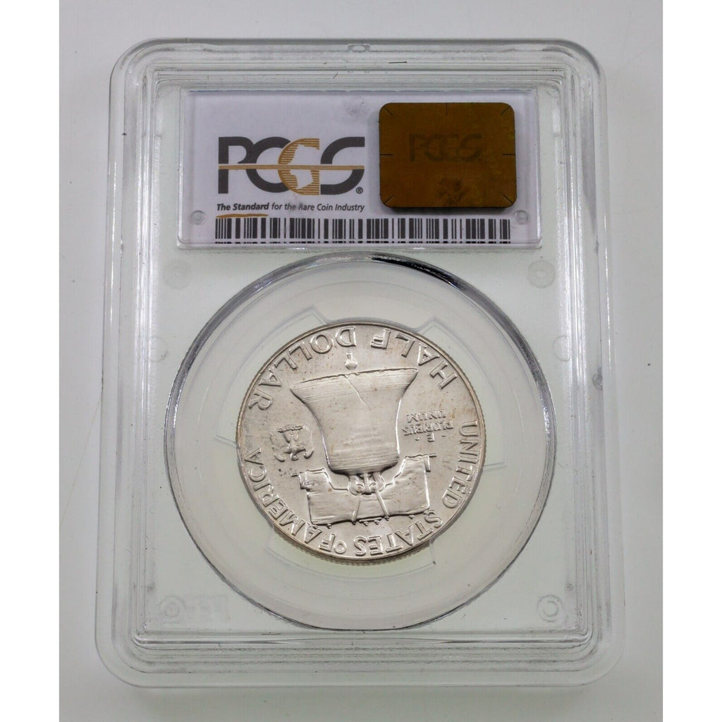 1960 50C Franklin Half Dollar Graded by PCGS as MS65 FBL