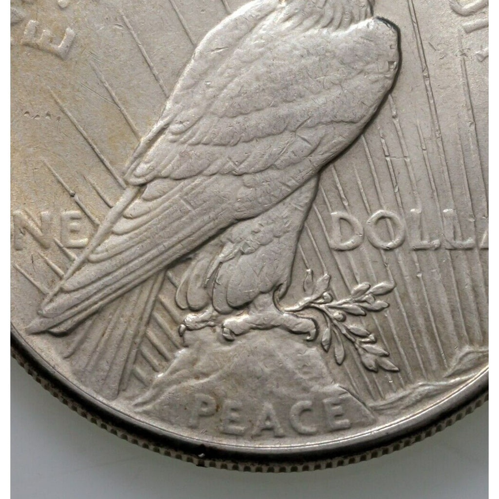 1934 $1 Silver Peace Dollar in AU Condition, Excellent Eye Appeal, Strong Luster