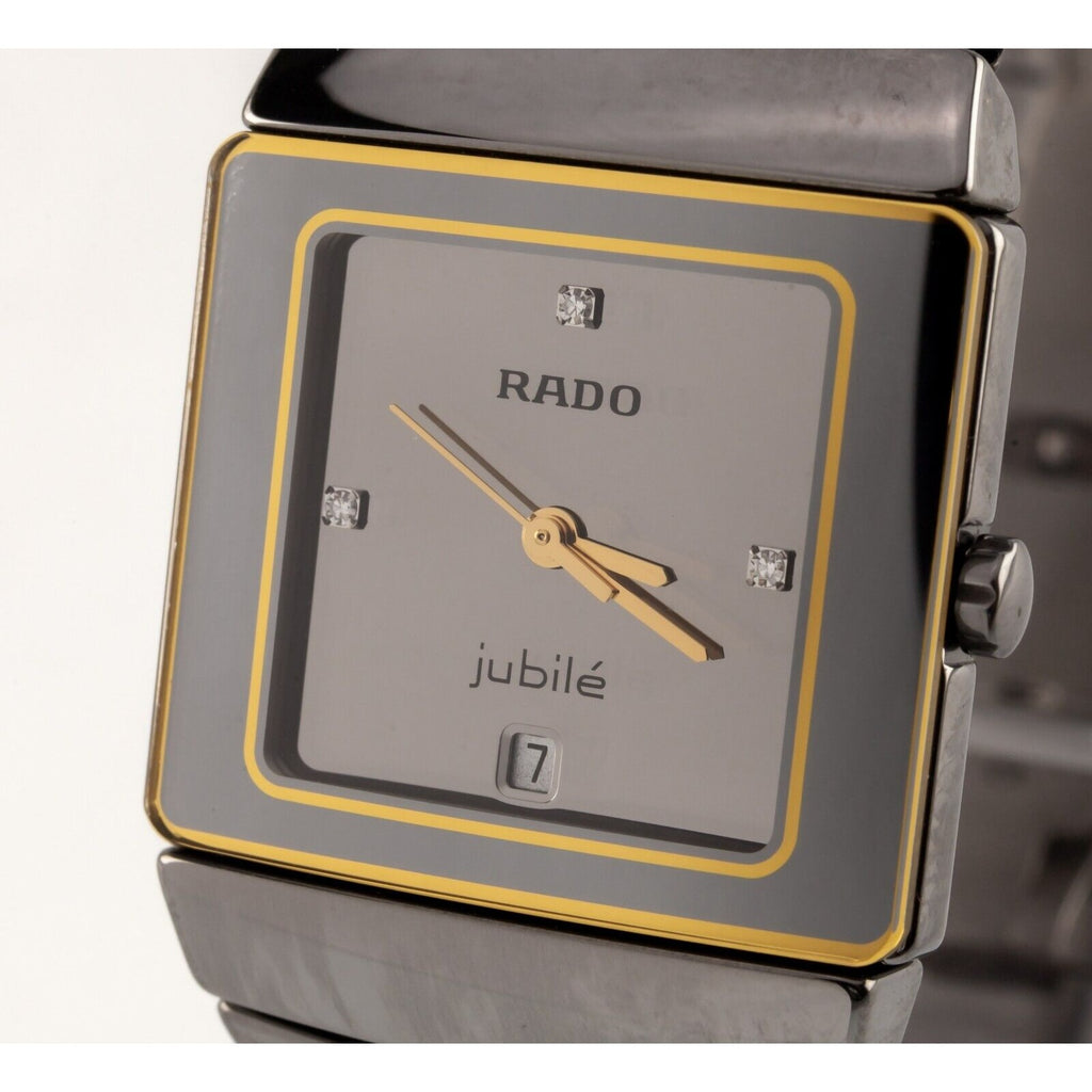 Rado Women's Ceramic Quartz Jubile Diastar Silver Watch 111.0333.3