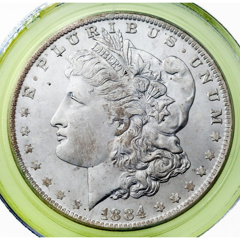 1884-O $1 Silver Morgan Dollar Graded by PCGS as MS-64! Gorgeous