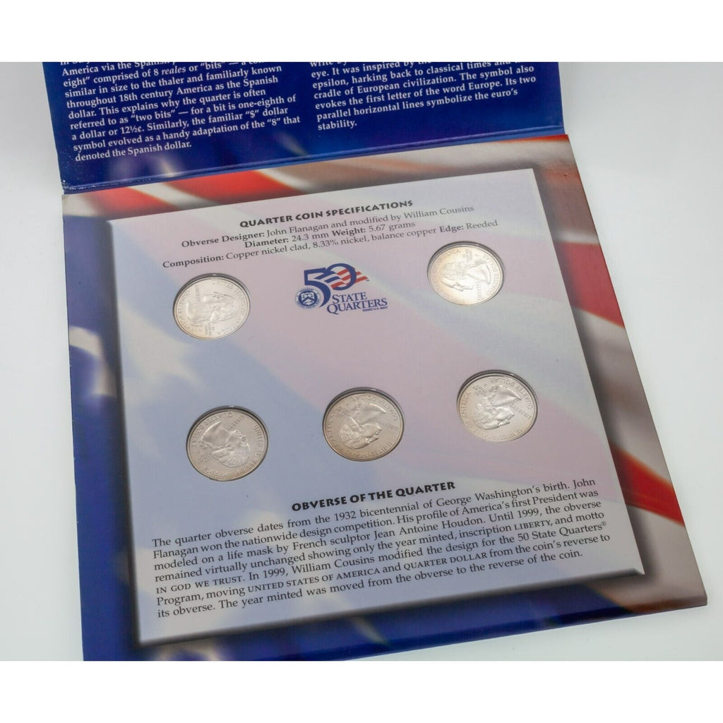 Lot of 2 US Quarter & Euro Collection In Original US Mint Packaging