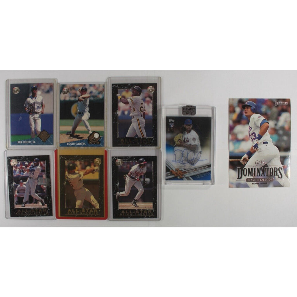 Lot Of 8 Ungraded Collectible MLB Baseball Cards