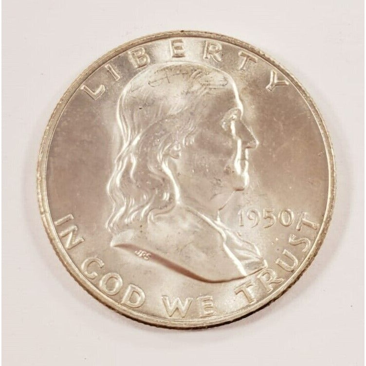 1950 Franklin Half Dollar 50C in Choice BU Condition