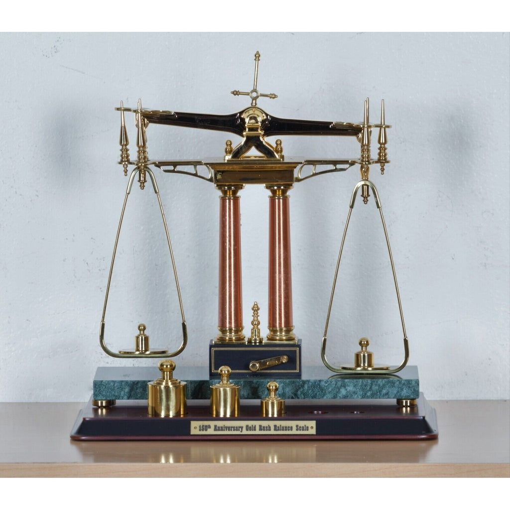 150th Anniversary California Gold Rush Scale by Franklin Mint / Autry Museum