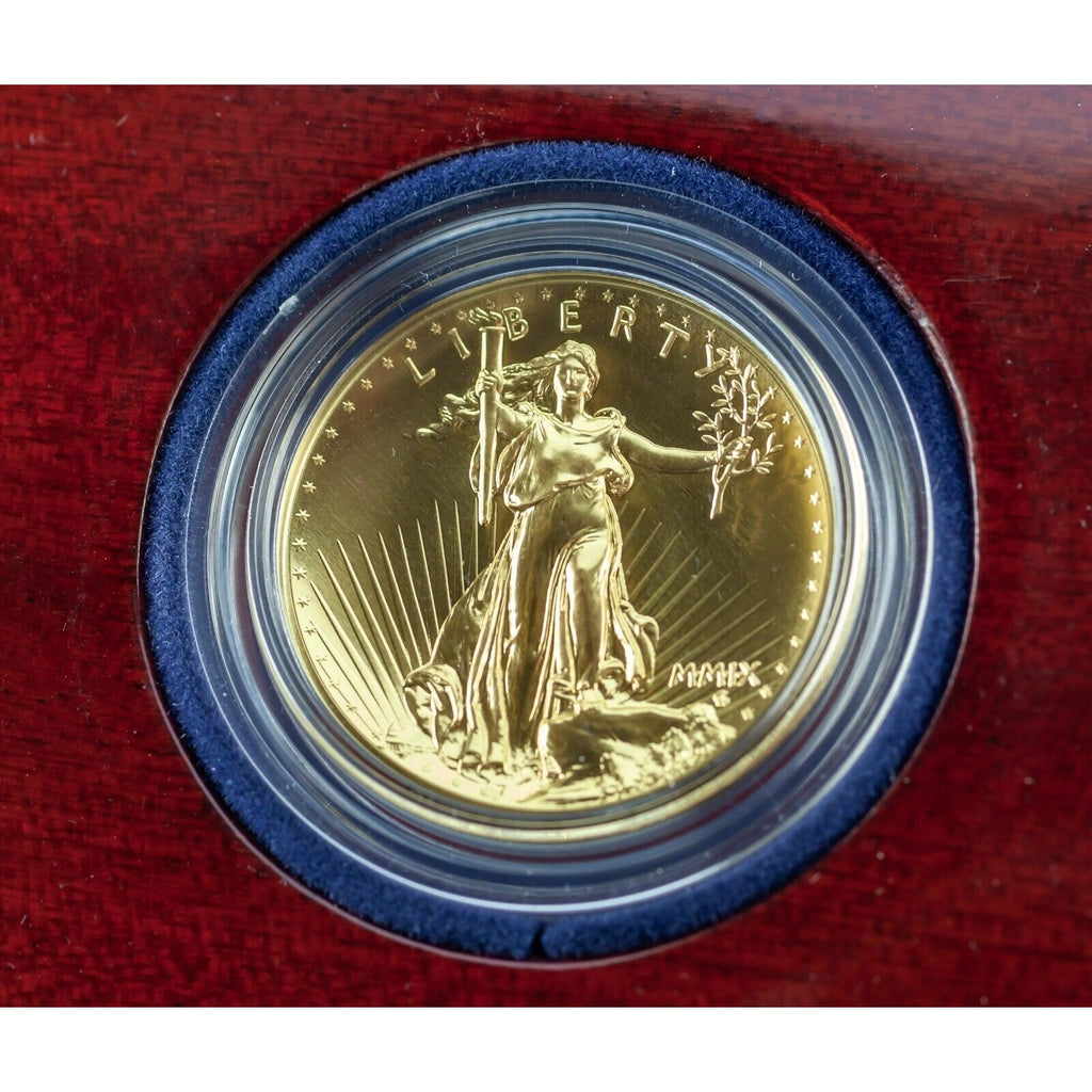 2009 Ultra High Relief 1 Oz. St. Gaudens .9999 Gold Coin Box, Case, and CoA OGP