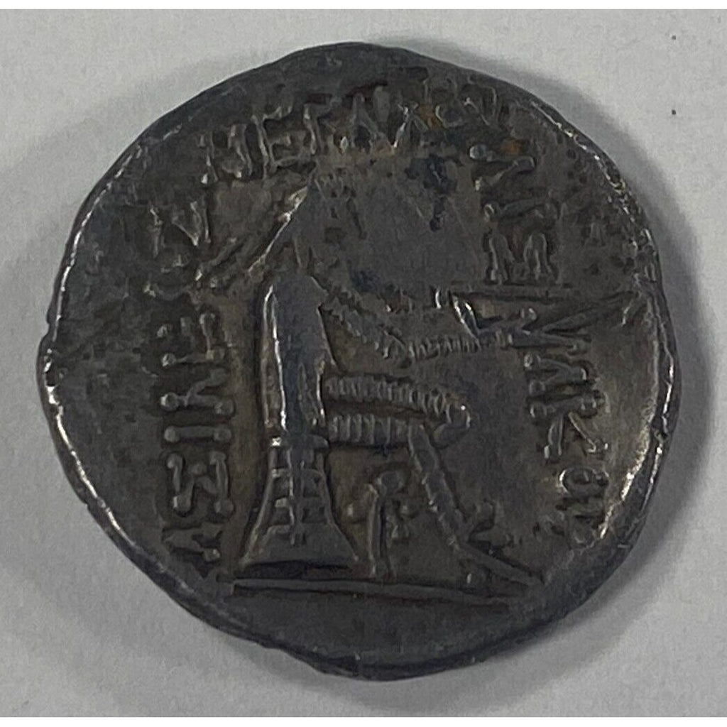 Parthian Kingdom Mithradates I c 171-138 BC AR Drachm VF, Sellwood 11.1