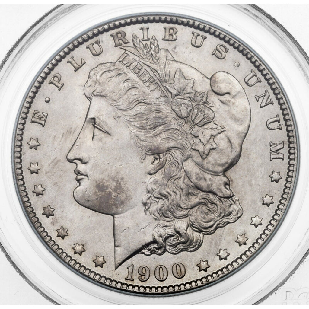 1900 $1 Silver Morgan Dollar Graded by PCGS as MS-64