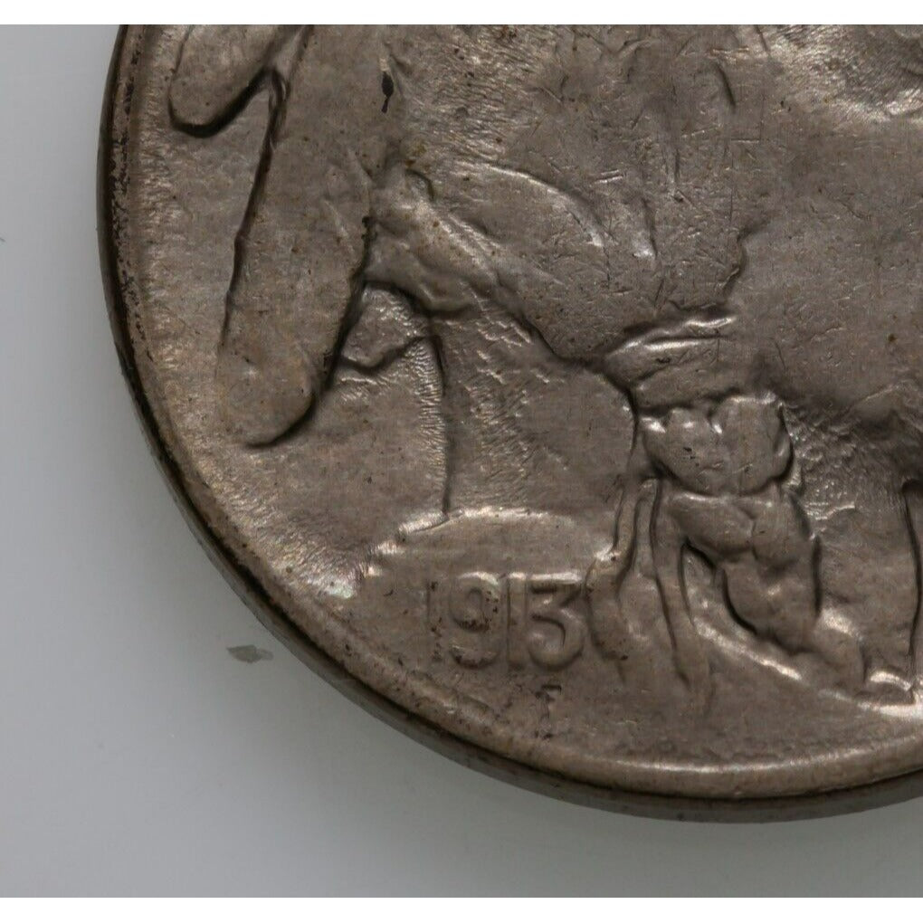 1913 5C Type 2 Buffalo Nickel Choice BU, Excellent Eye Appeal & Luster