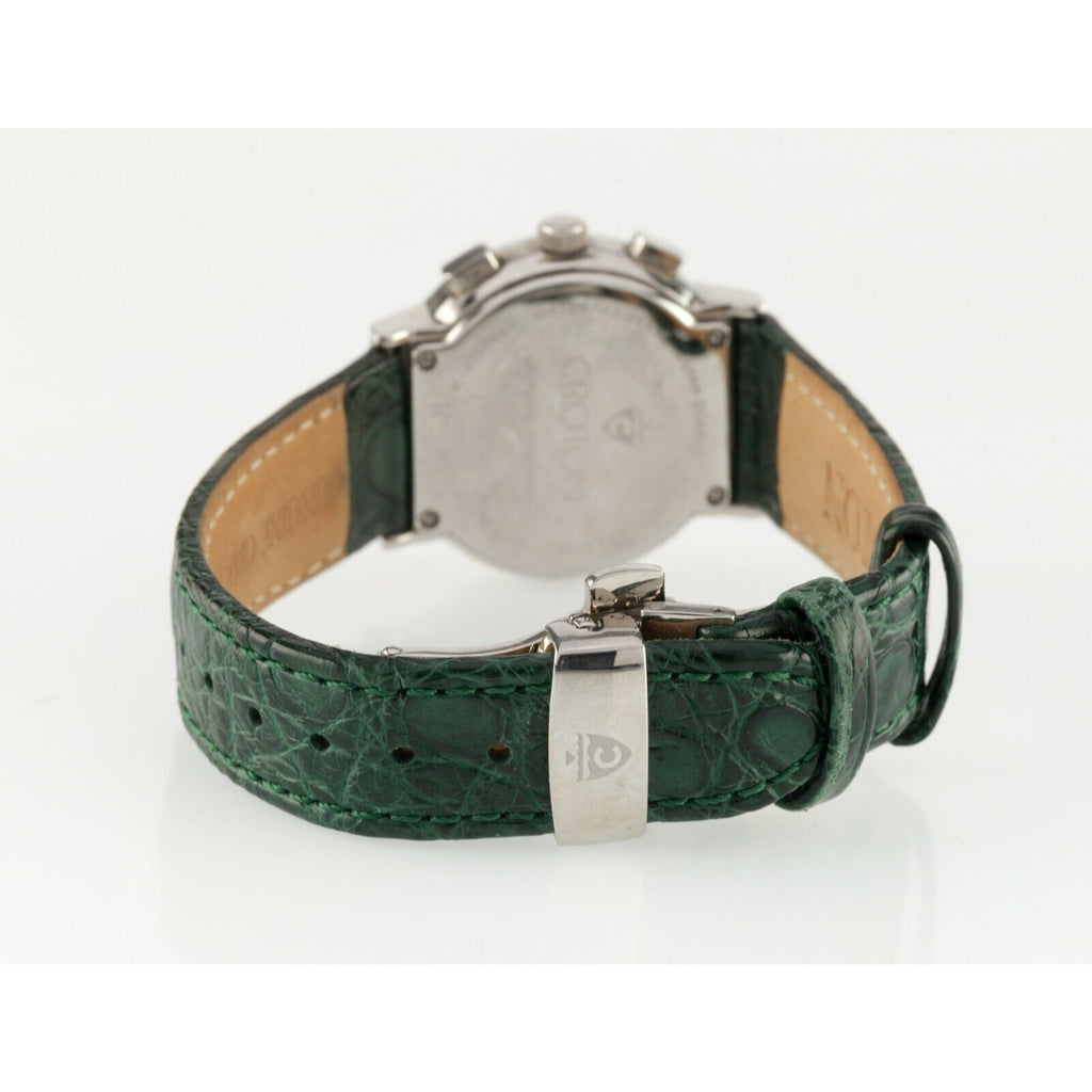 Croton Women's Stainless Steel Quartz Chronograph Watch w/ Diamond Accents