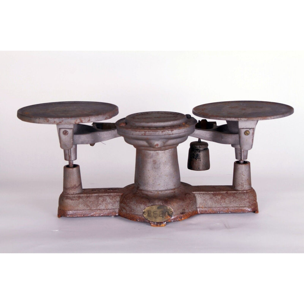 Howe Scale 5058 Antique Howe Scale Co. 1897 Ruthland, VT No. 1 Serial No .8520 Cast Ir ...