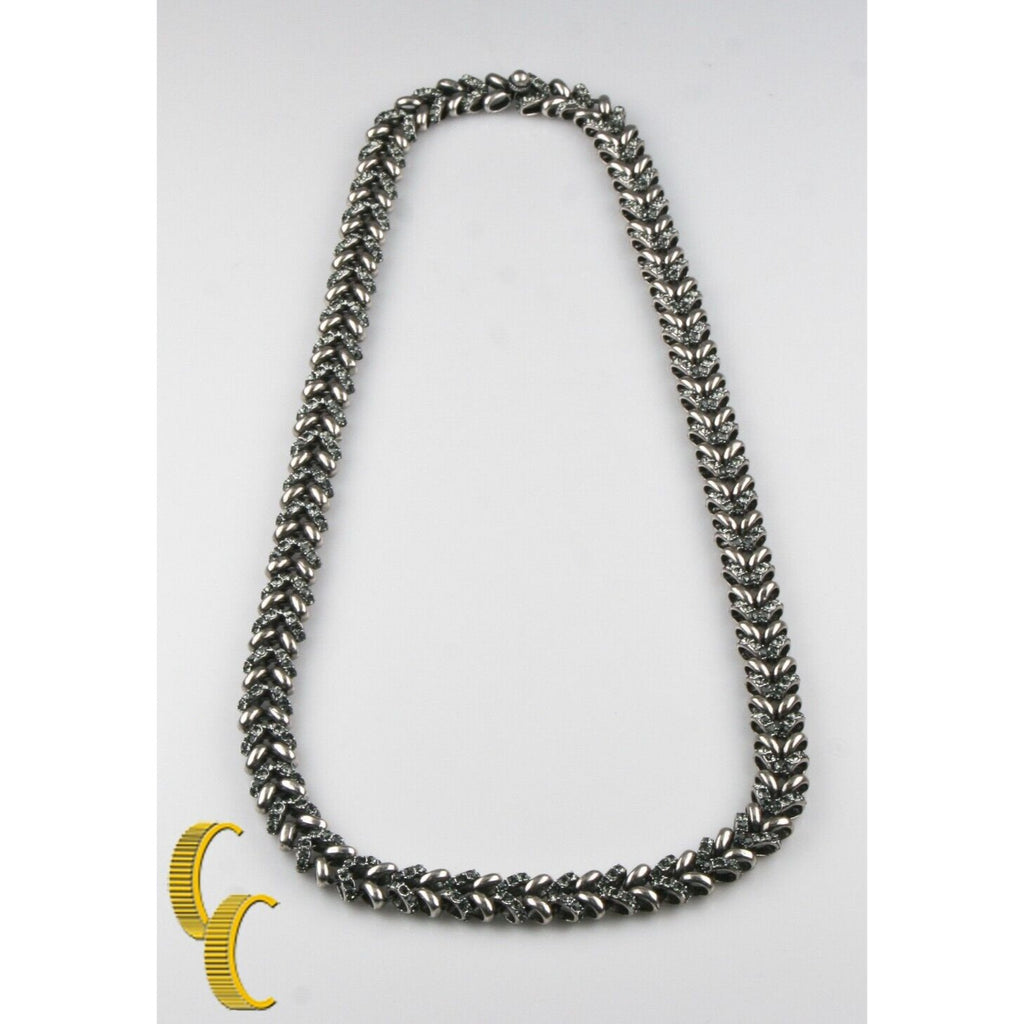 Giles & Brother 30" Long Crystal Encrusted Necklace MSRP $450