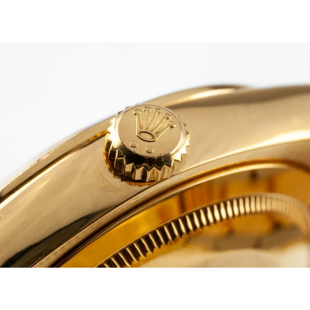 Rolex Pearlmaster Tridor 18k Gold Men's Day-Date w/ Tahitian MOP Dial 18948