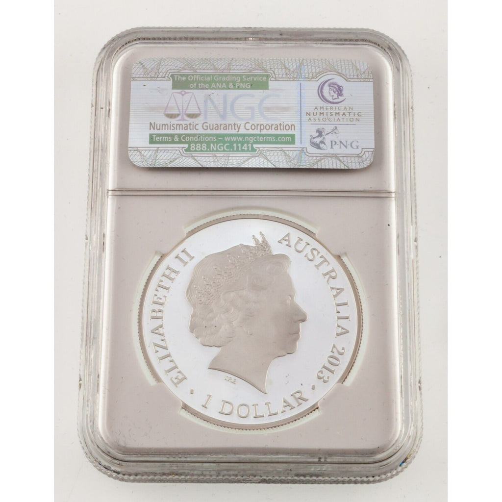 2013 Australia S$1 Kangaroo 20th Anniversary NGC PF69 Ultra Cameo w/ Box
