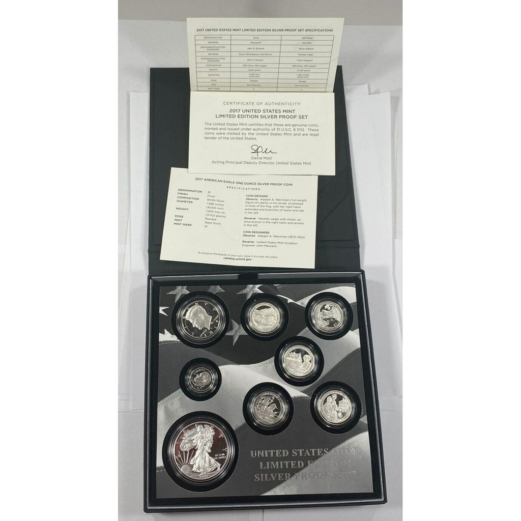2017 United States Mint Limited Edition Silver Proof Set w/ OGP