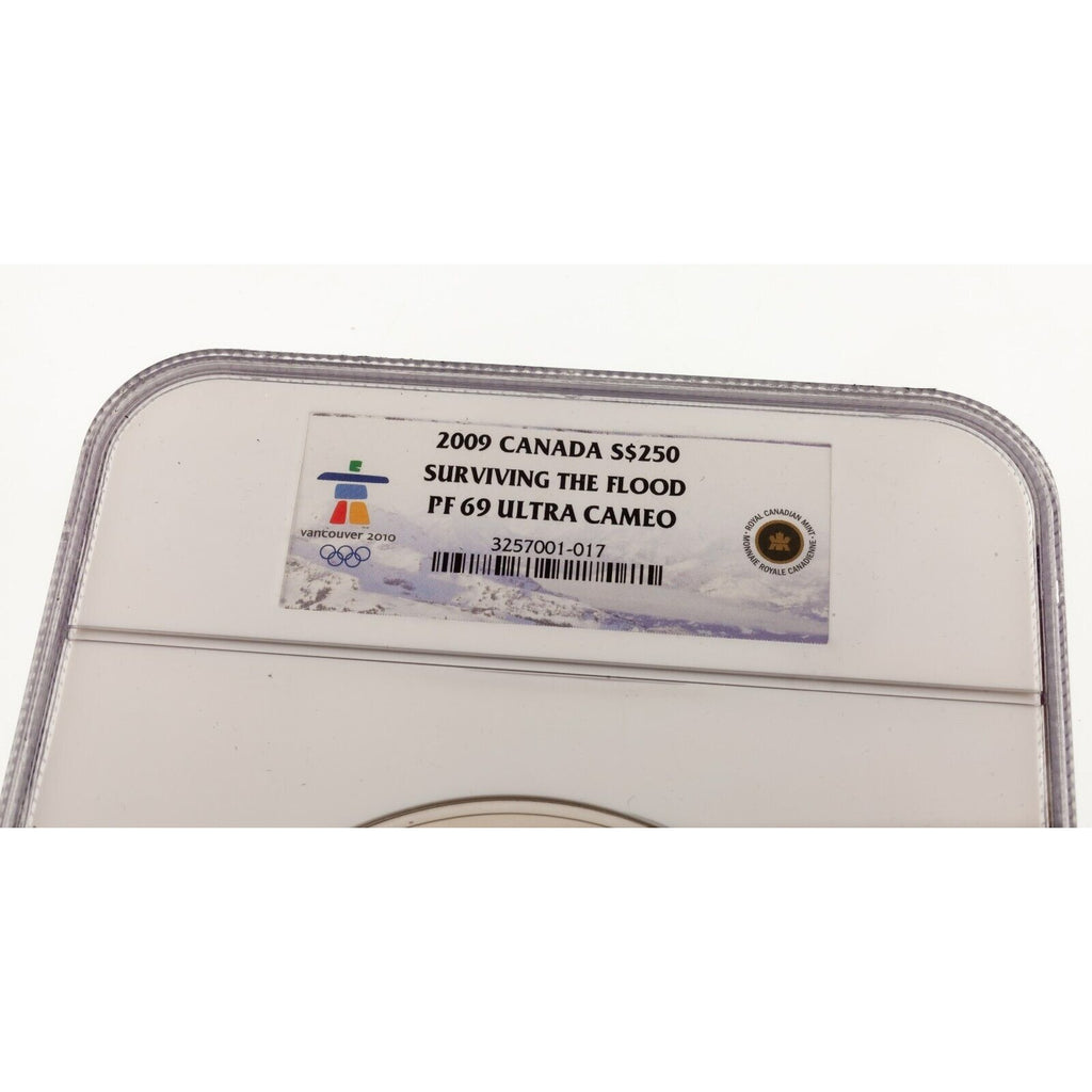 2009 Canada S$250 1 Kilo Silver "Surviving the Flood" NGC PF69 Ultra Cameo Box