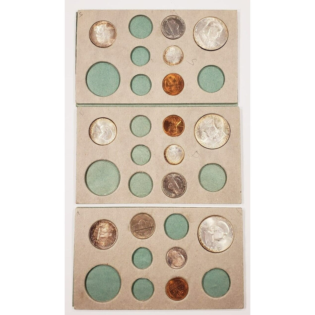1952-P/D/S Mint Set Incomplete (Half Set Each) in OGP Uncirculated