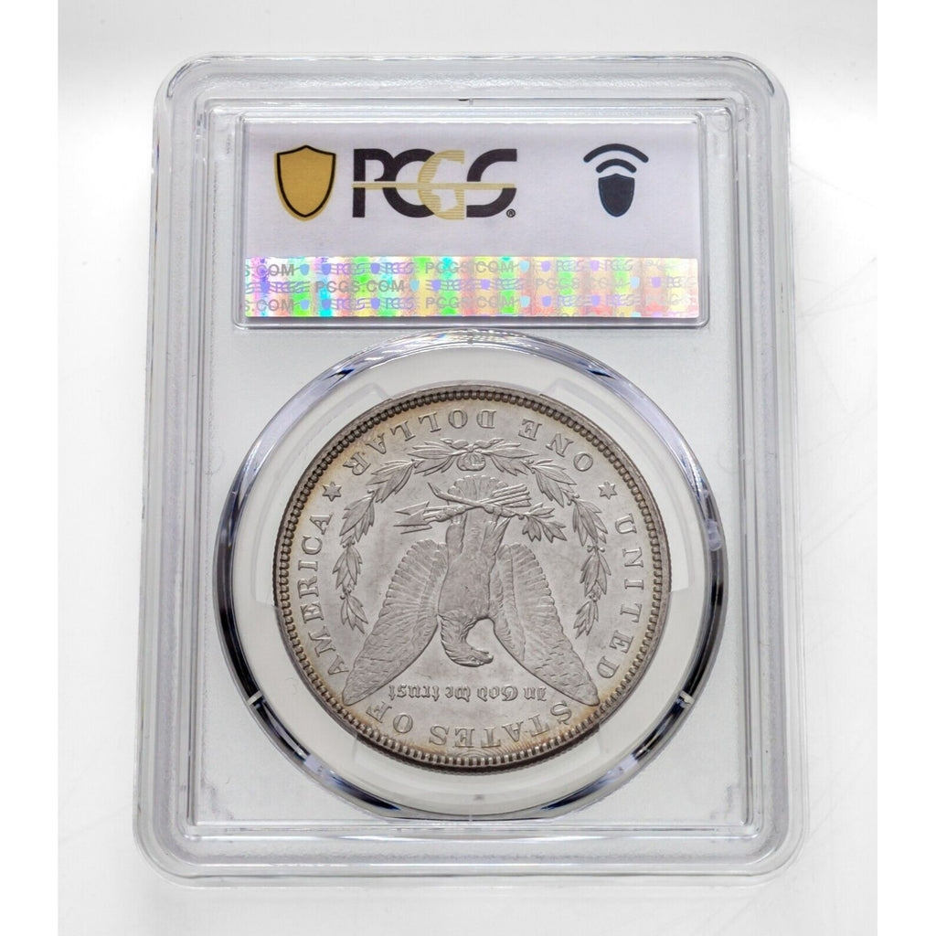 1897 $1 Morgan Dollar Graded By PCGS As MS65 Gorgeous Coin!