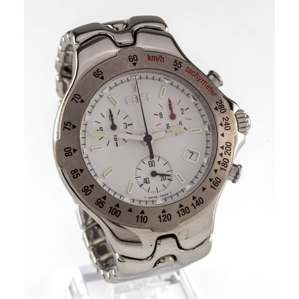 Ebel Sportwave Men's Stainless Steel Chronograph Quartz Watch E9251642