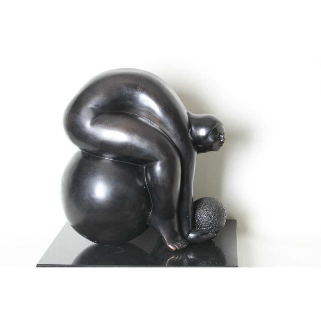 "Esperanza" by Jorge Jimenez Deredia 2002 Gorgeous Bronze Sculpture 4/8 w/ Base