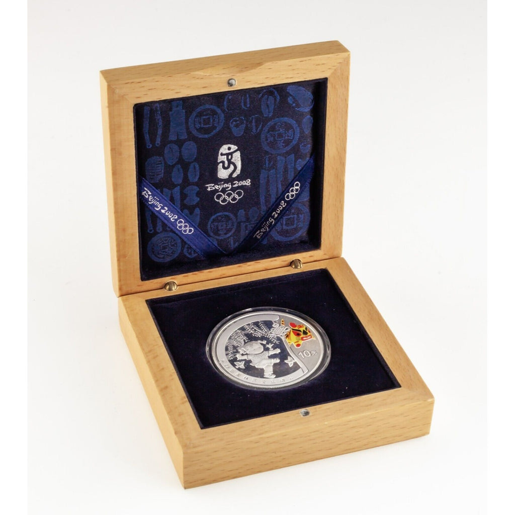 2008 China Beijing Olympics Silver Commemorative 4 Coin Set w/ Box/CoAs Series I