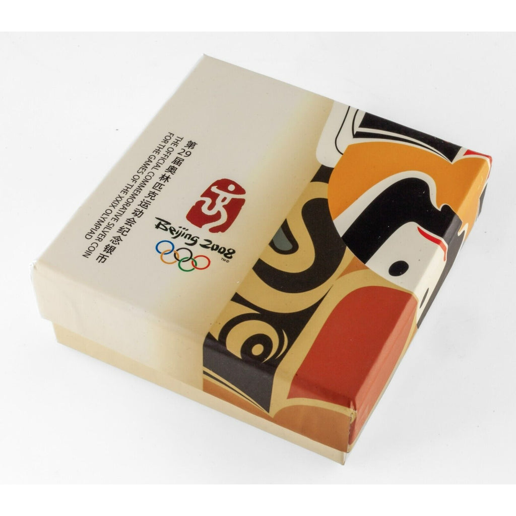 2008 China Beijing Olympics Silver Commemorative 4 Coin Set w/ Box/CoAs Series I