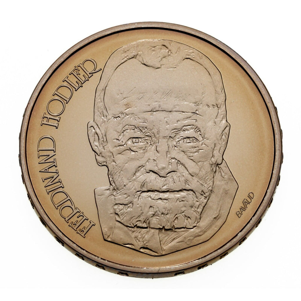 1980 Switzerland 5 Francs Ferdinand Hodler Commemorative Coin w/ Case