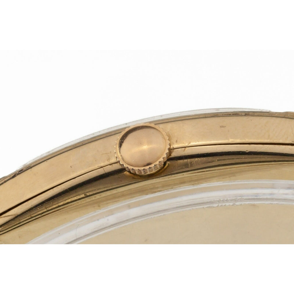 Hamilton 14k Gold Tonneau Hand-Winding w/ Allan Adler Modernist 10k Gold Band