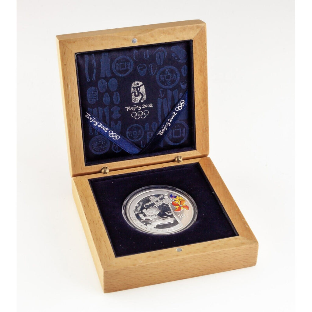2008 China Beijing Olympics Silver Commemorative 4 Coin Set w/ Box/CoAs Series I