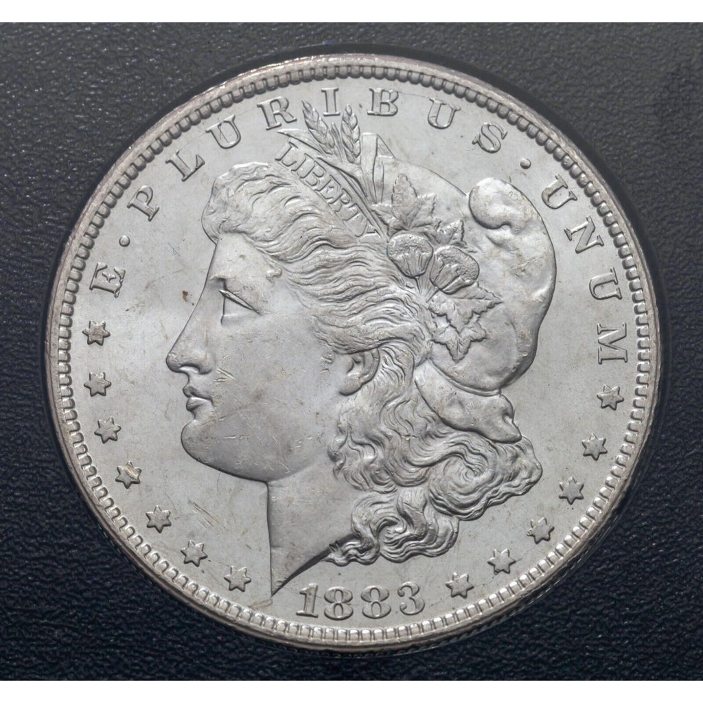 1883-CC $1 Silver Morgan Dollar in GSA Holder No Box/CoA