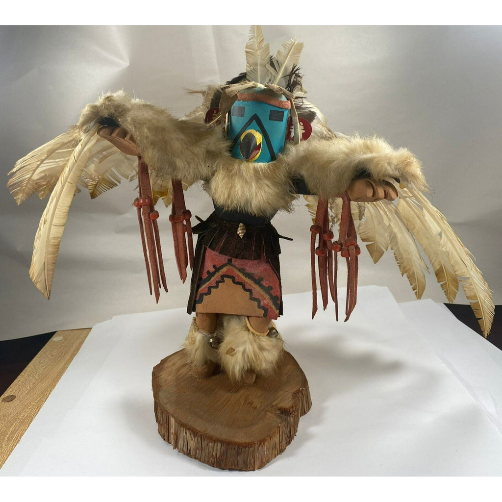"Eagle" Dancer Kachina signed Helen Charley Amazing Piece!