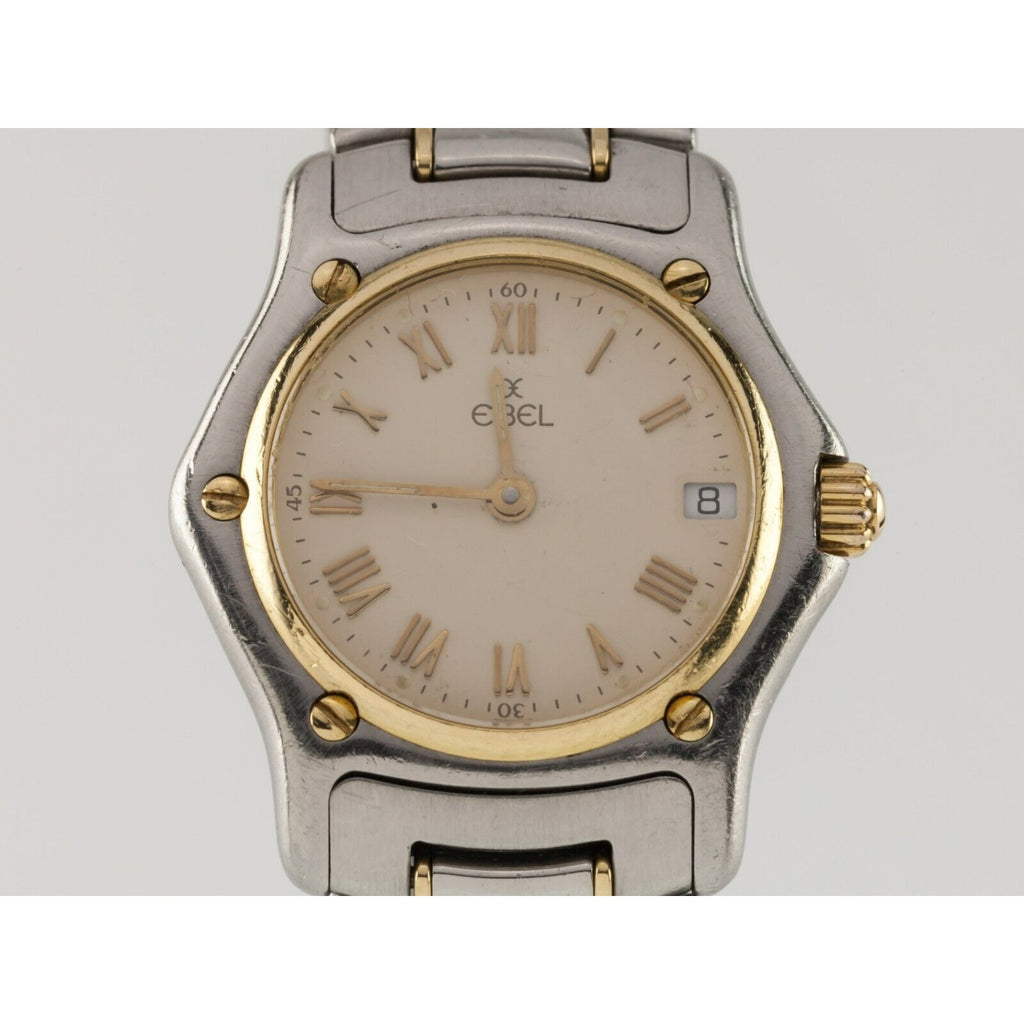 Ebel Women's Two-tone 18k Stainless Steel Classic Wave Quartz Watch 188901 1911